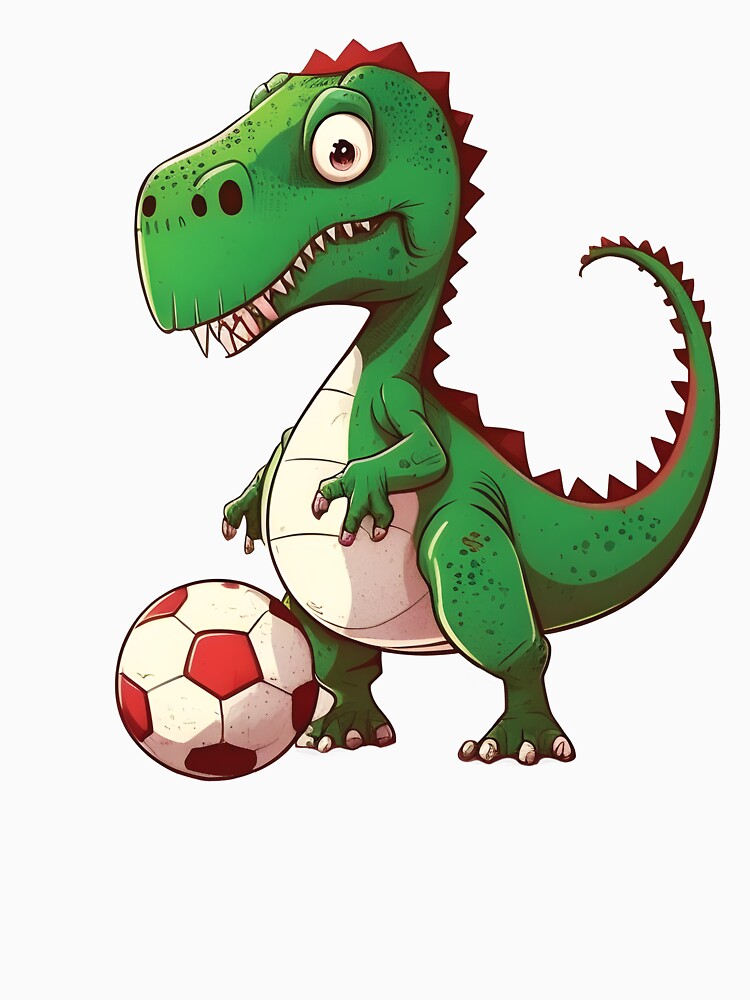 Dinosaur Prehistoric Soccer Player by PatternBestFan