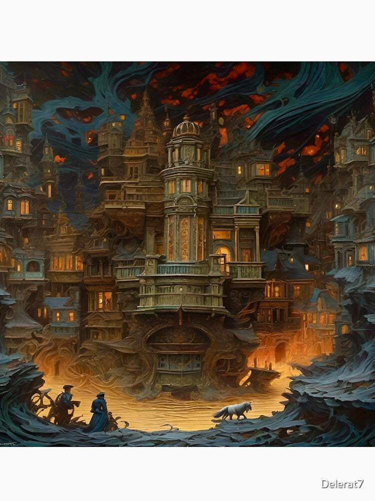 Surreal Nightmare Manor Concept by Delerat7