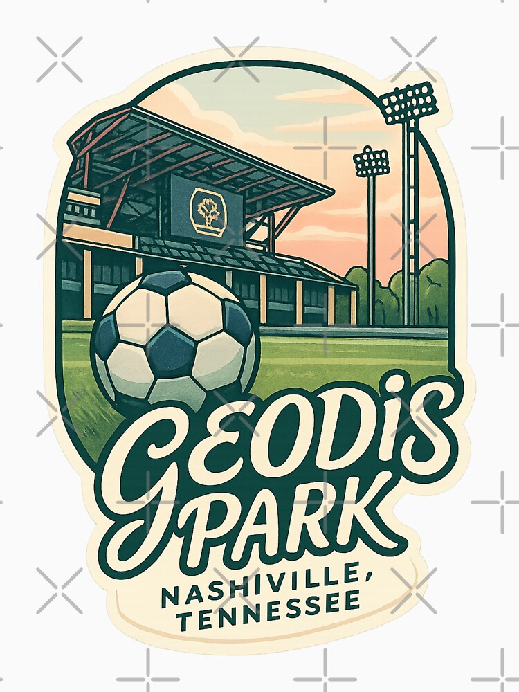Geodis Park Soccer Field with Nashville Skyline by Places On Earth