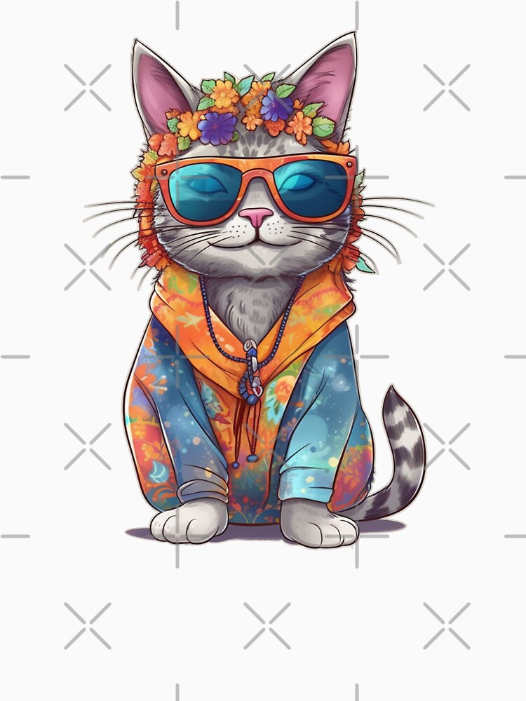 Hippie Cat by NerdCulture