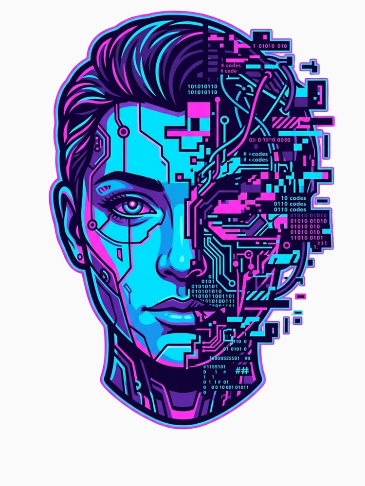 Broken System  Cyberpunk Hacker Shirt by KurtByteStudio