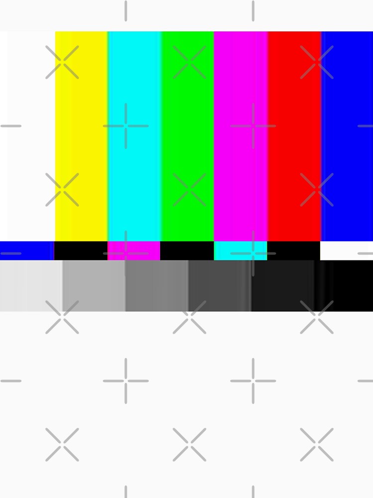 VHS Glitch - TV Test Pattern by forge22