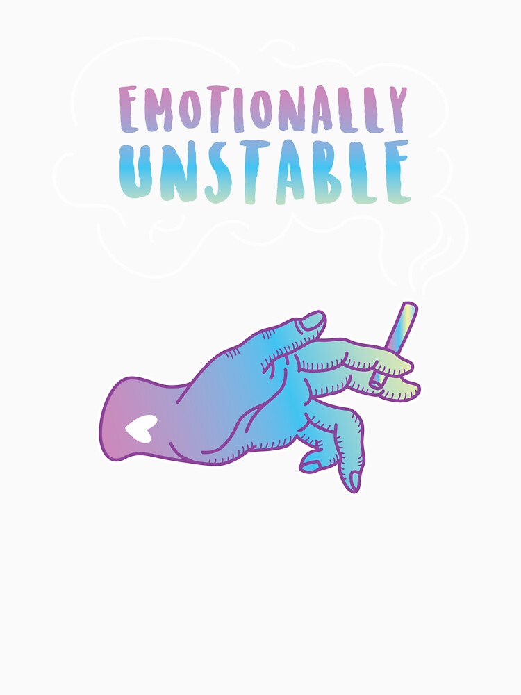 Unstable Emotionally Gift product For Pastel Goths design by Lisbob