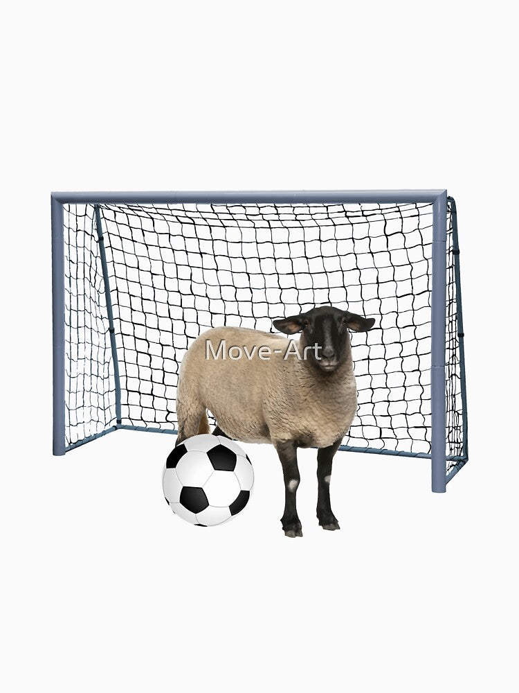 Sheep - Football soccer goal by Move-Art