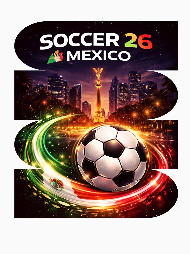 Mexico Soccer 2026 Shirt, Soccer 26 Mexico Fan Tee, Mexico Football Graphic by MK-Charlie