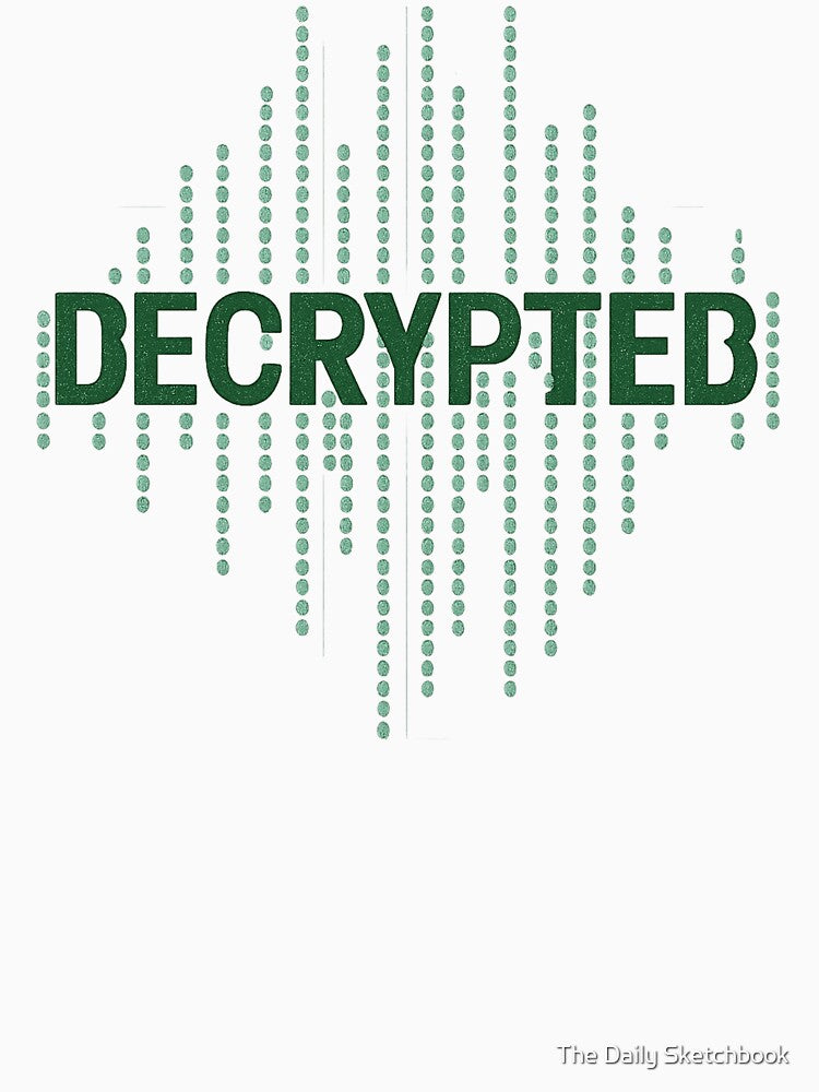 Digital Decryption Glitch by The Daily Sketchbook