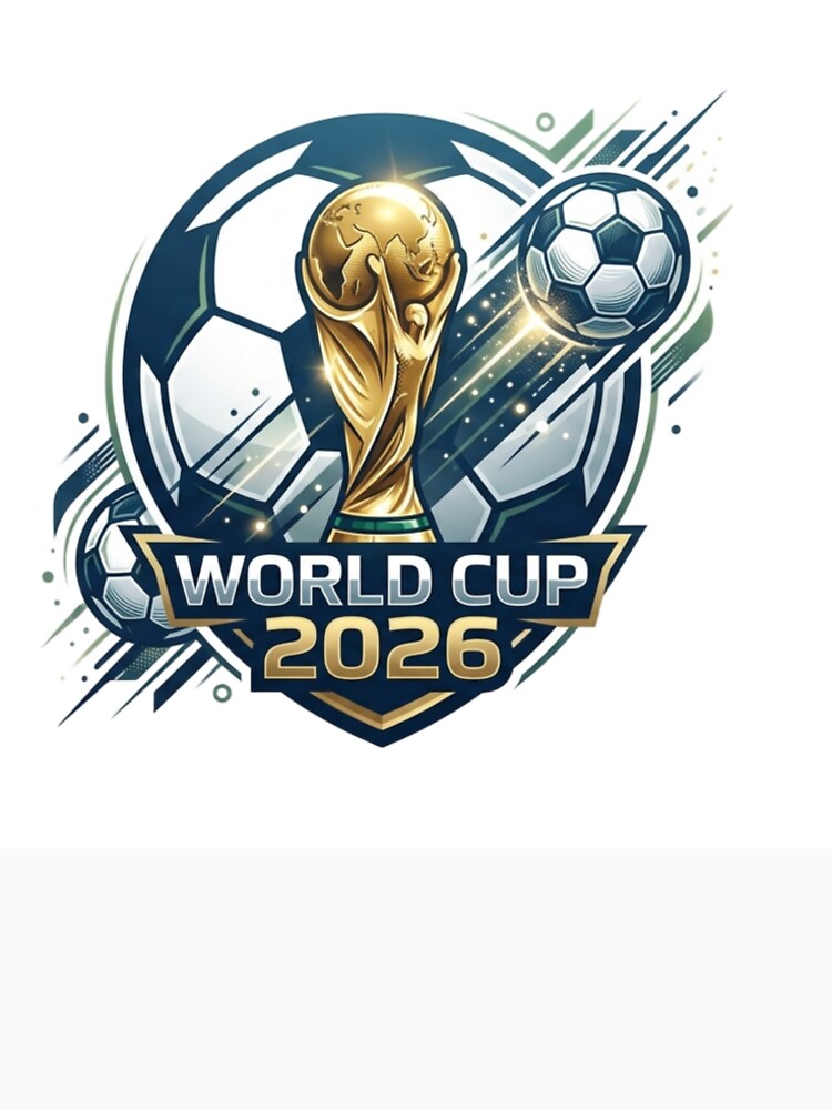 World Cup 2026 Golden Trophy Championship Emblem by Sarvionstudio
