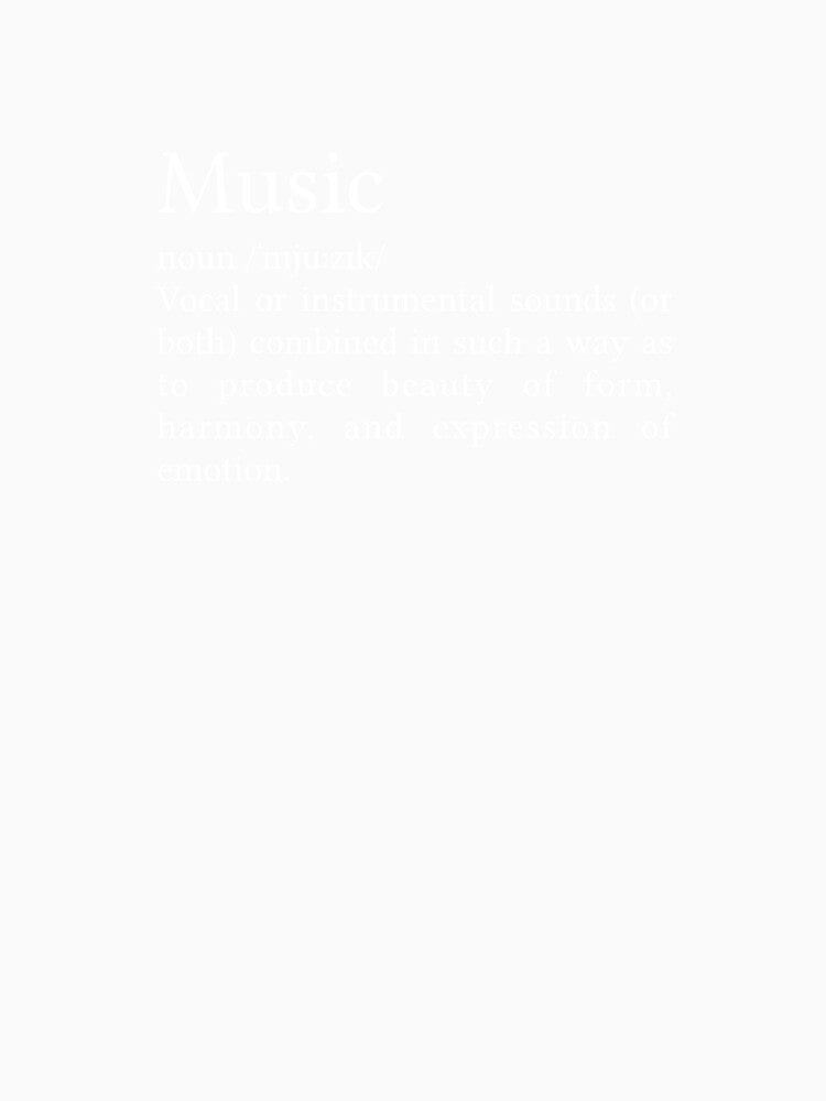 Music Definition by Jamila Benito