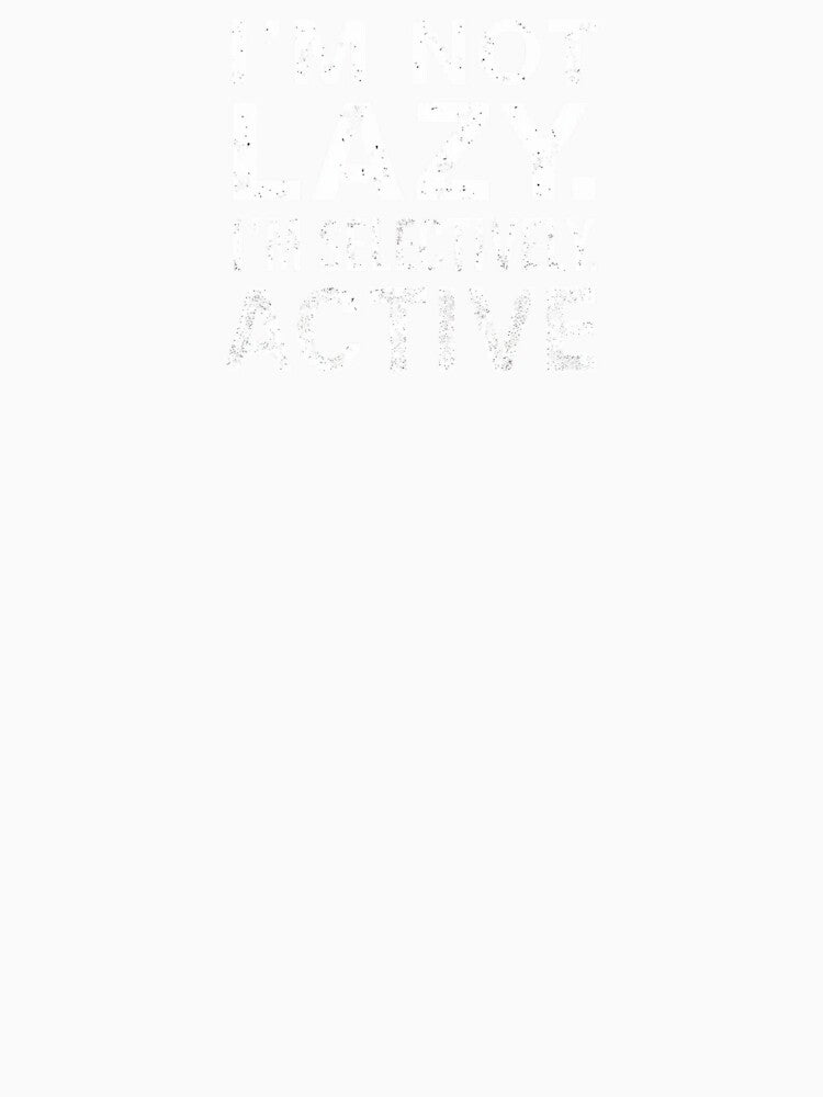 Selectively Active – Funny Minimalist shirt by deadpanstudio