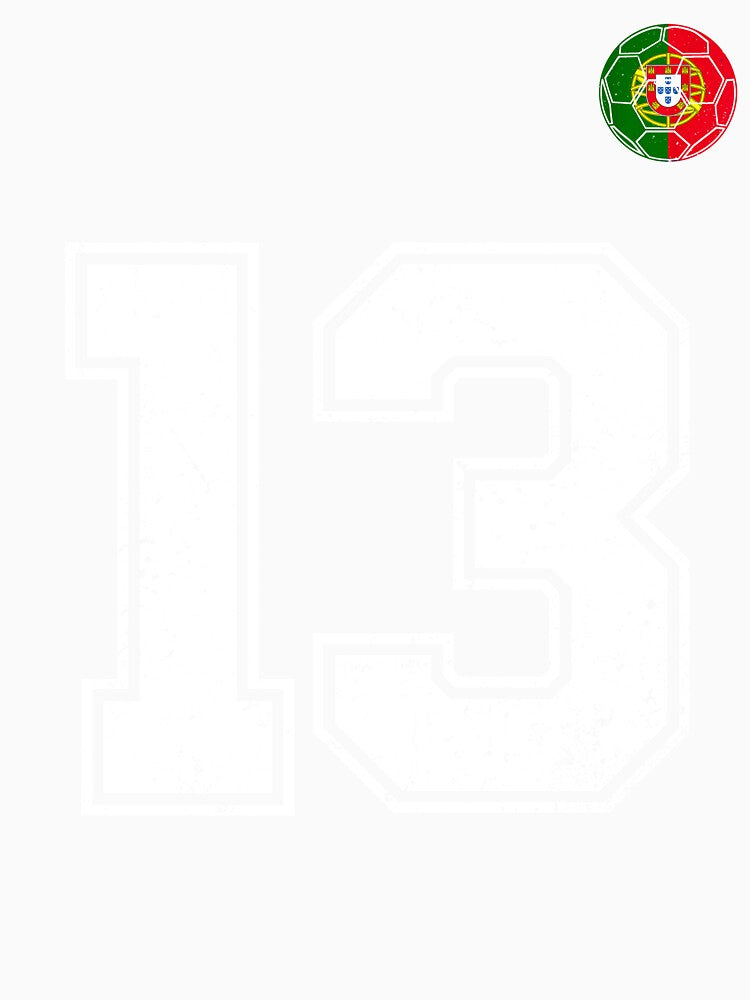 Portugal Soccer Number 13 Vintage Sports Fan by OliviaHayesArt