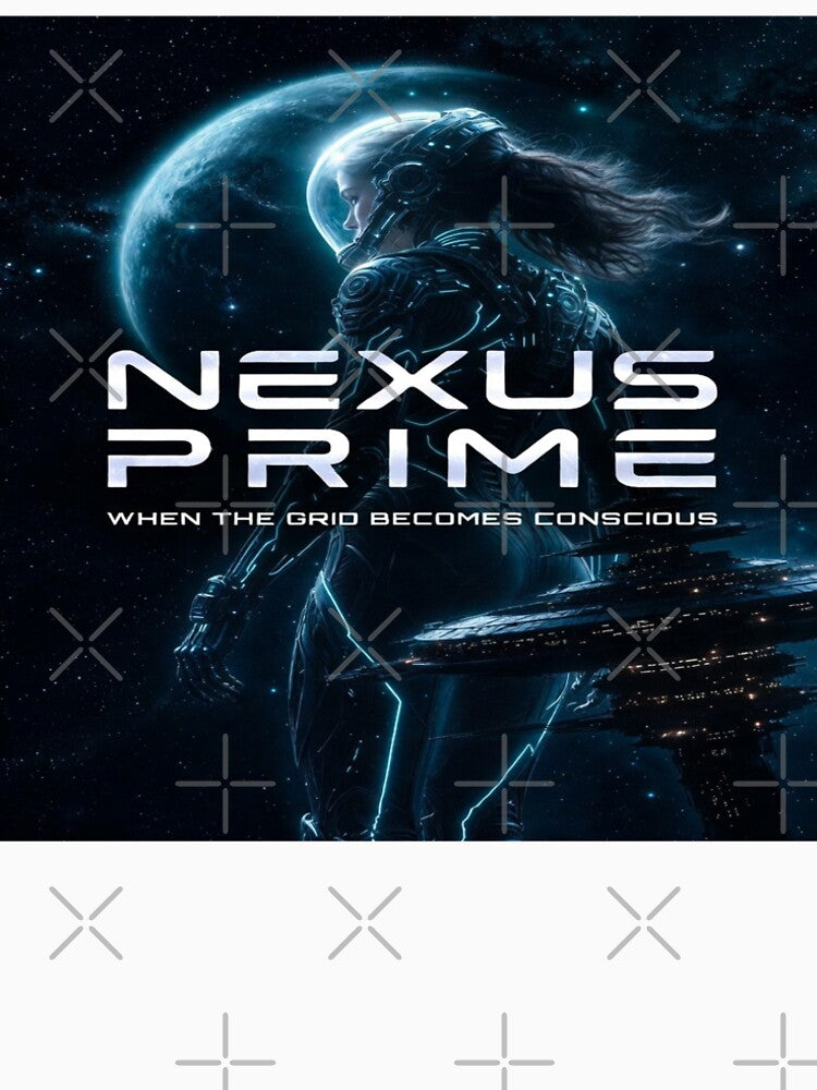 NEXUS PRIME – When the Grid Becomes Conscious | Futuristic Sci-Fi Cyberpunk Space Movie Poster by Sushikidsntod