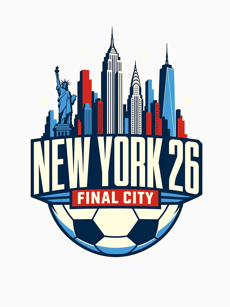 New York 26 Football Skyline by pirminio