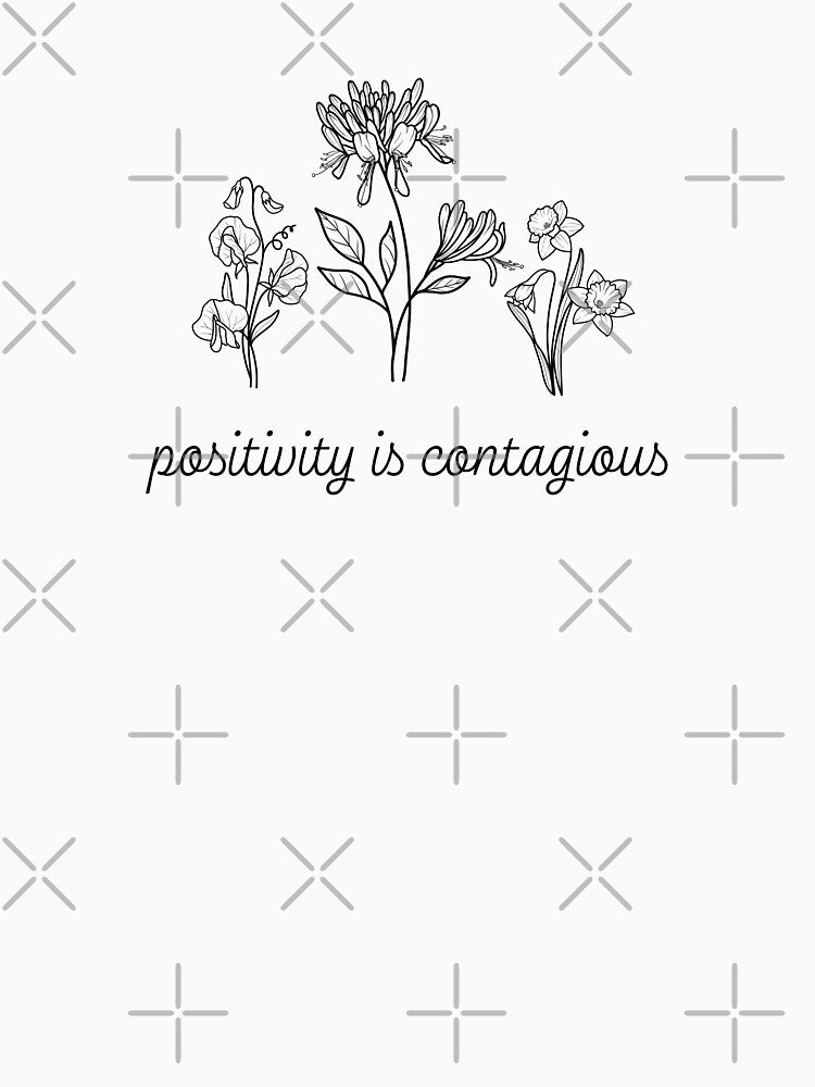 Positivity Is Contagious Mental Health Awareness Positive Inspirational Slogan by FemiBiutti