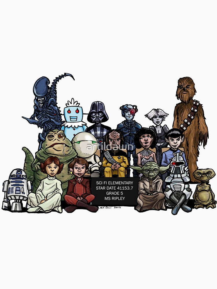 Sci Fi Elementary Class Photo by artildawn