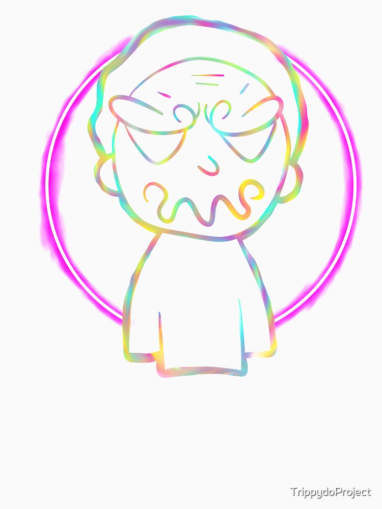 Holographic cool visual effect cartoon character by TrippydoProject