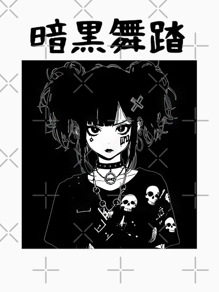Goth Grunge Anime Girl Manga Aesthetic Streetwear #517 by mika-gallery