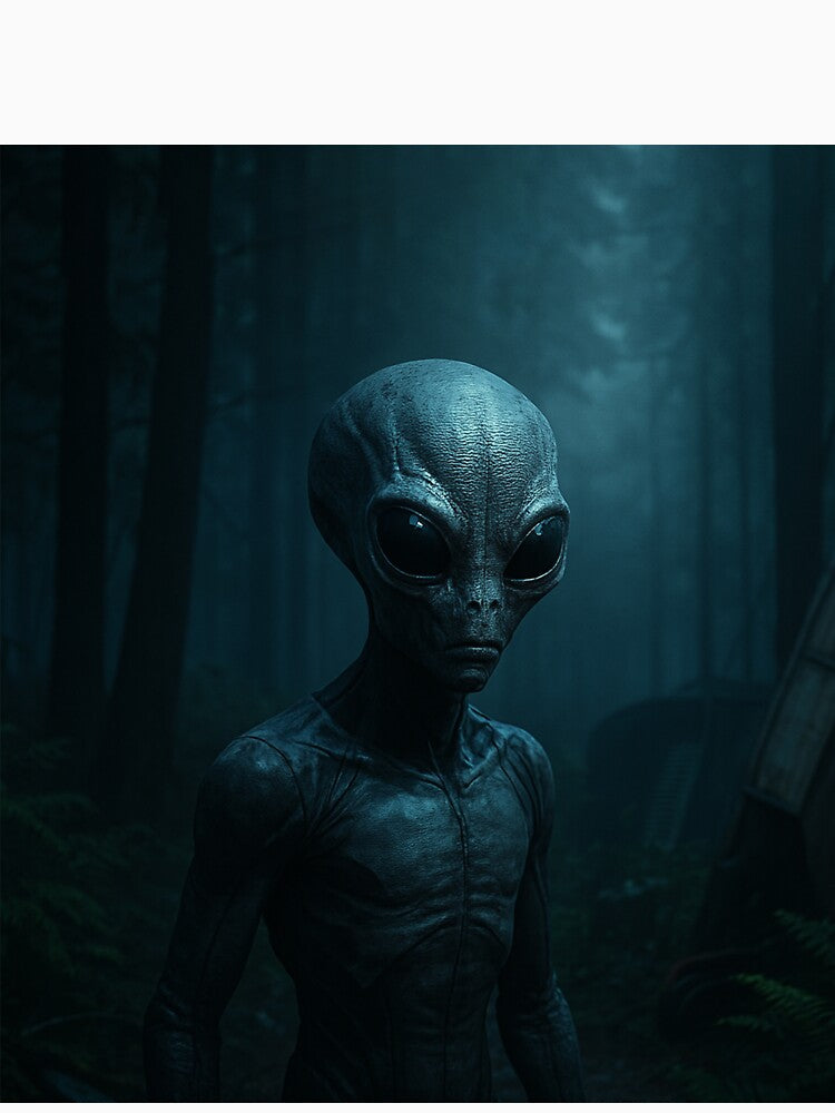 Realistic Alien Hidden on Earth – Sci-Fi Urban Encounter by PrometheusStyle