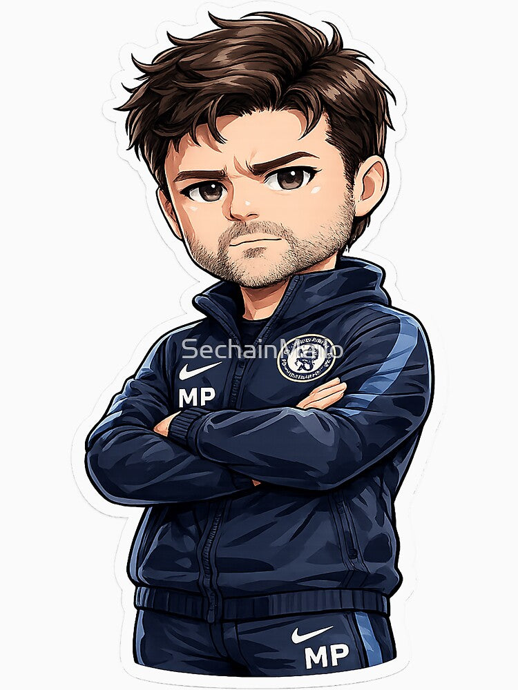 Pochettino chibi sticker by SechainMailo