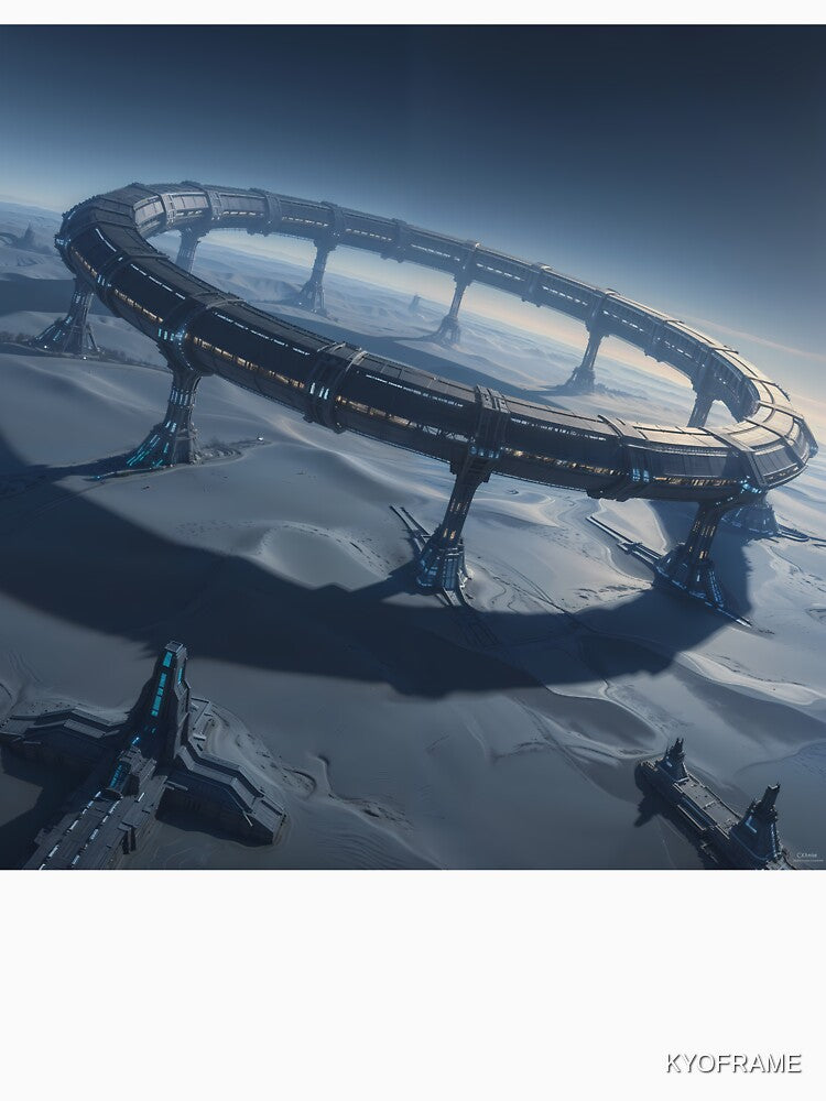 Desert Orbital: The Halo Outpost of Arid Sands by KYOFRAME
