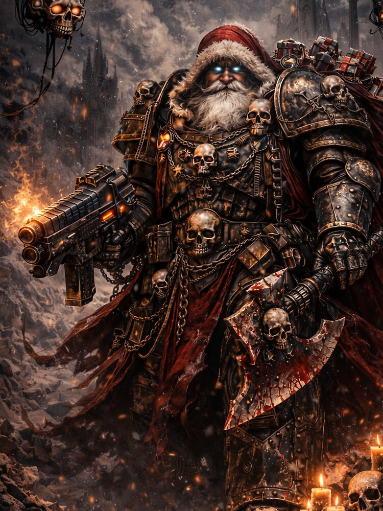 Santa: The Yuletide Inquisitor - Grim Dark by BadaBingBear