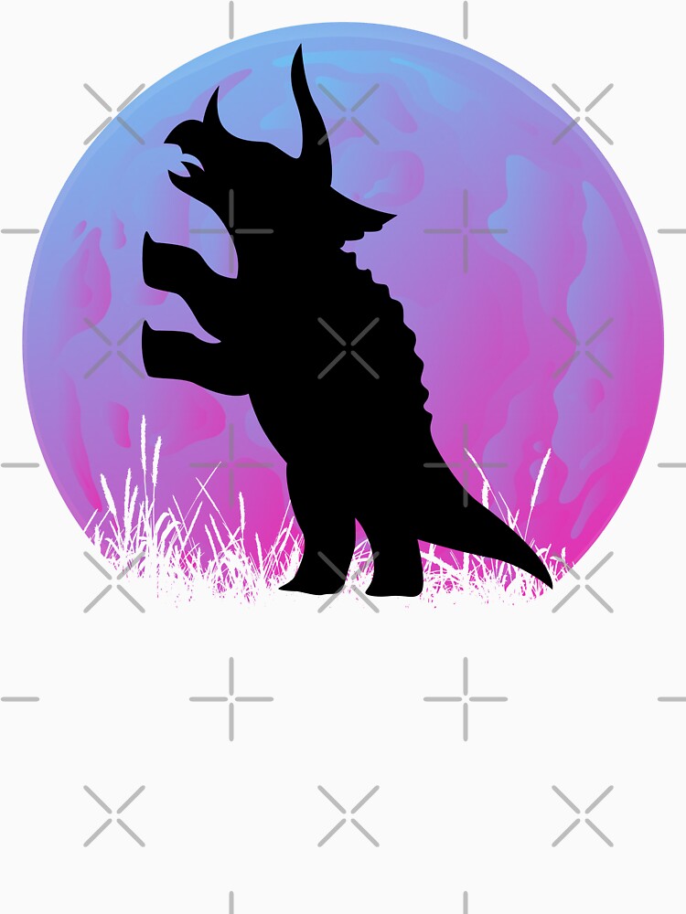 Triceratops Dinosaur T-Shirt by BSFT