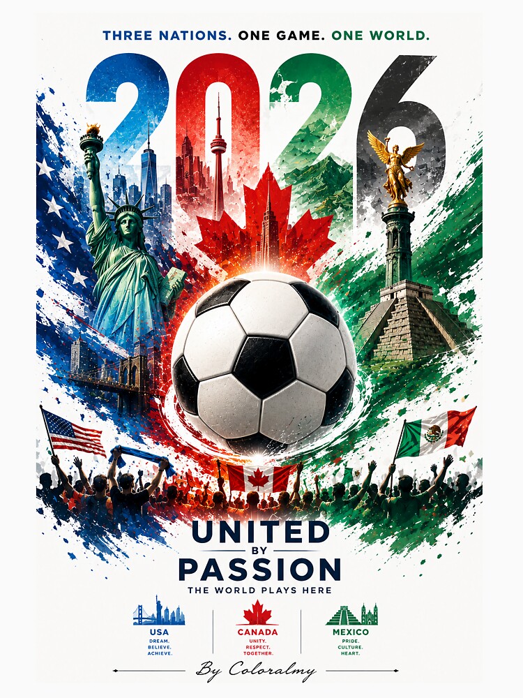 United by Passion 2026 | International Football Art. By COLORALMY by Coloralmy