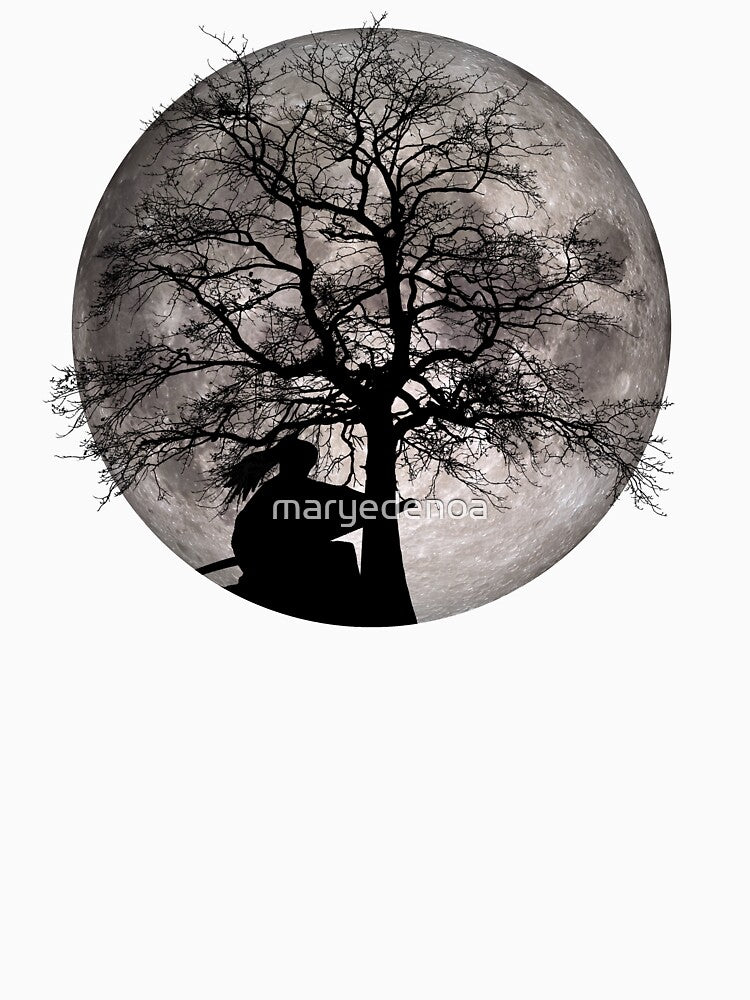 The Samurai & The Moon by maryedenoa
