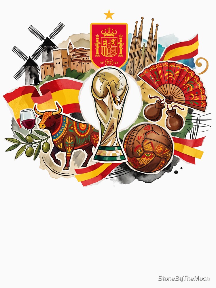 Spain World Cup 2026 – La Roja Football Design by StoneByTheMoon