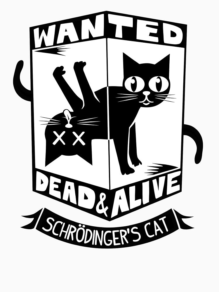 Wanted Dead and Alive Schrodinger's Cat by cozygamerstore