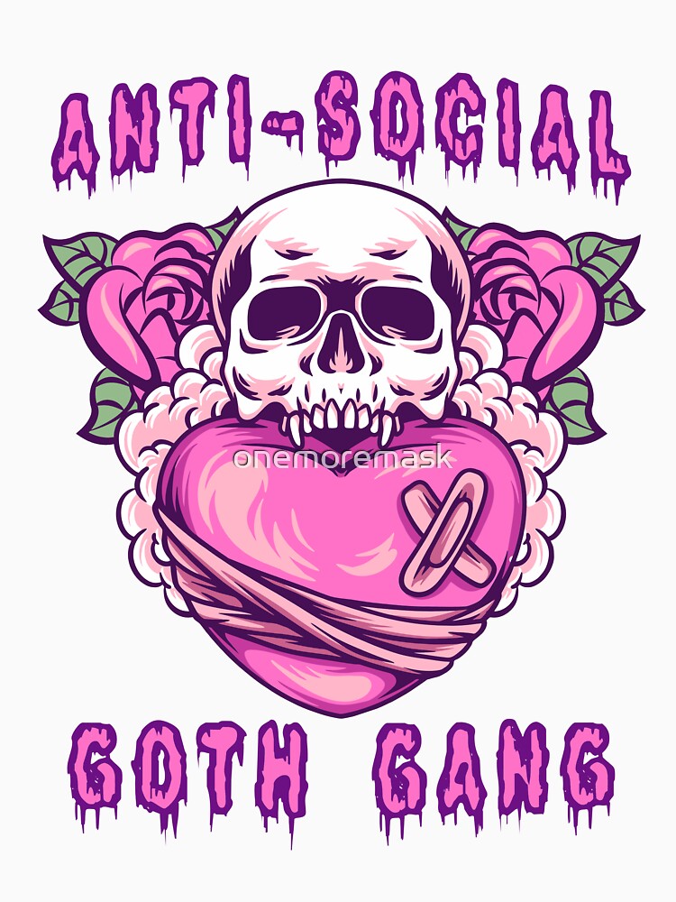 Anti-social goth gang by onemoremask
