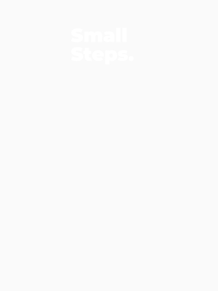 Minimalist Relatable Quote “Small Steps" Aesthetic Typography Design by diahsariw