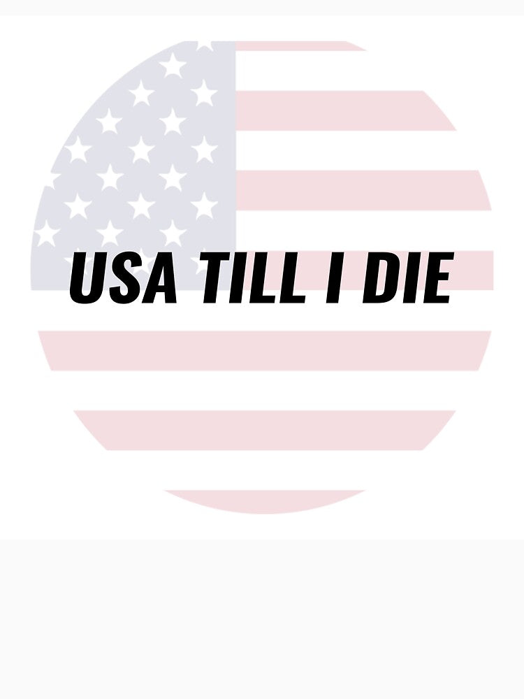 USA 2026 Shirt – USA Till I Die American Flag Soccer Fan Match Day Tee | Uncle Jichuan by Uncle-Jichuan
