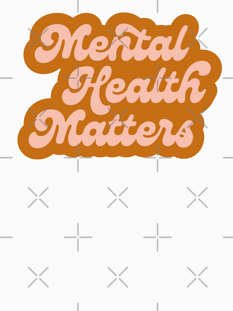 Mental Health Matters Groovy Retro by bykirstco