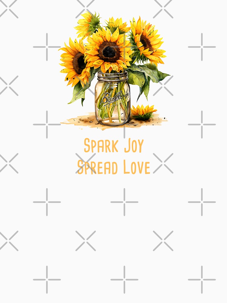 Spark Joy, Spread Love Mental Health Awareness Positive Inspirational Quote by FemiBiutti