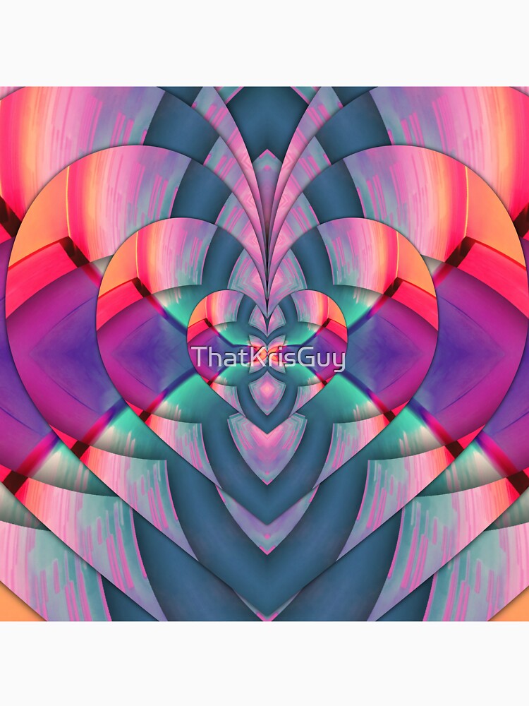 Paper Hearts - Aesthetic Art - Geometric Art by ThatKrisGuy