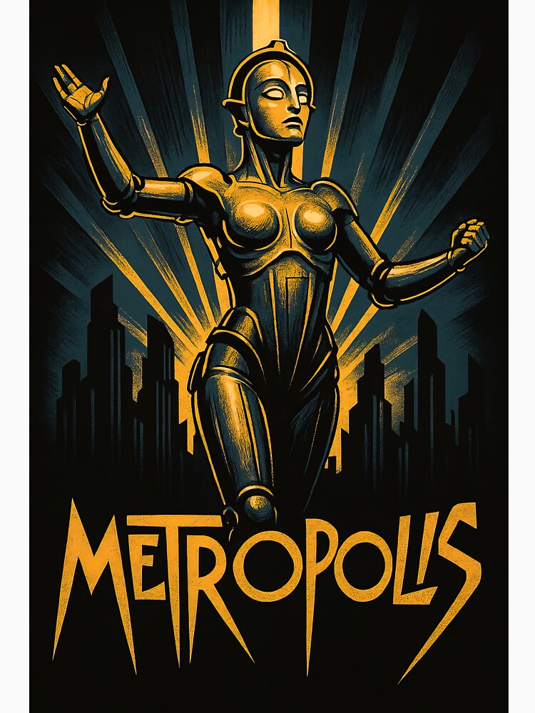 Maria Metropolis Movie Classic Sci-Fi Art by Retr0Tshirts