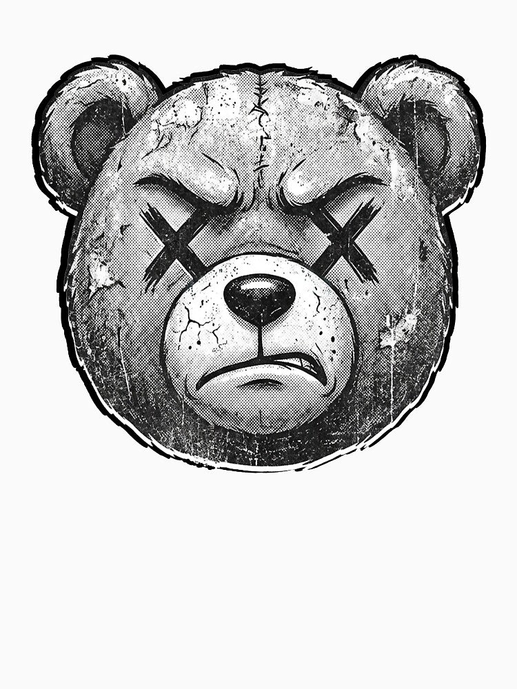 Dead-Eye Plushie No.1: Bad Teddy Bear by NO BEAVER NO PUNK