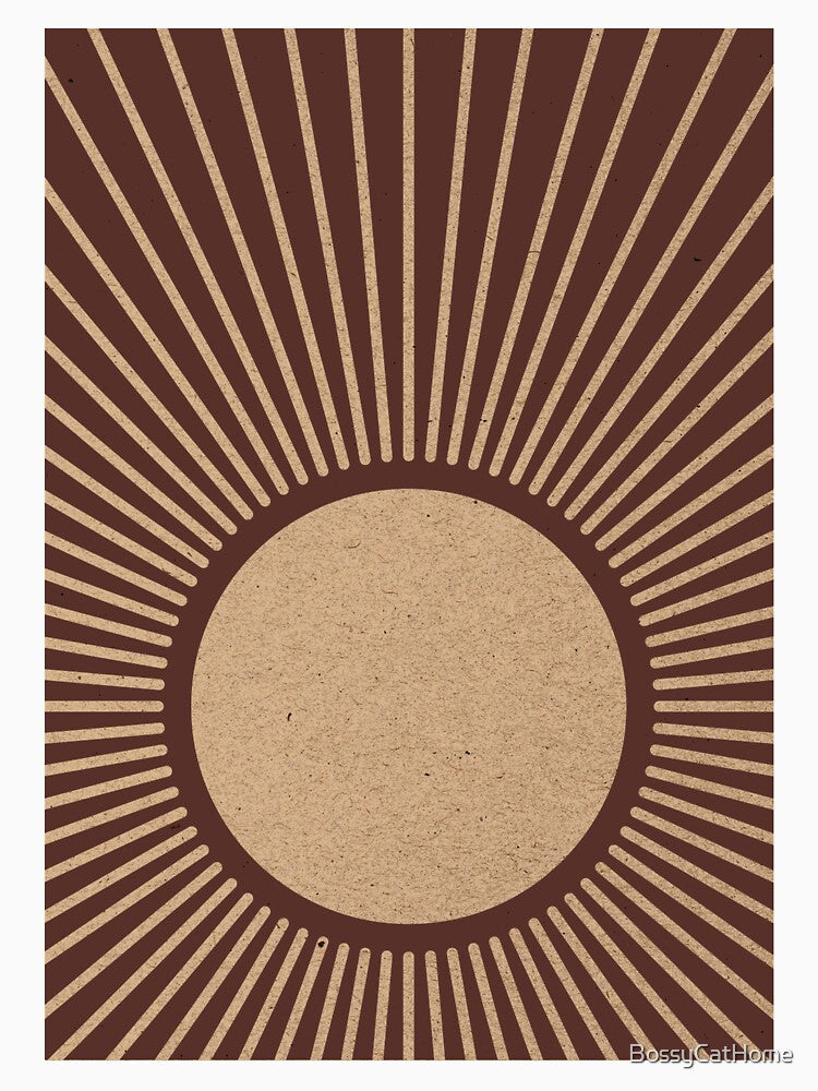 Cali Boho-Contemporary Recycled Sunburst Art by BossyCatHome