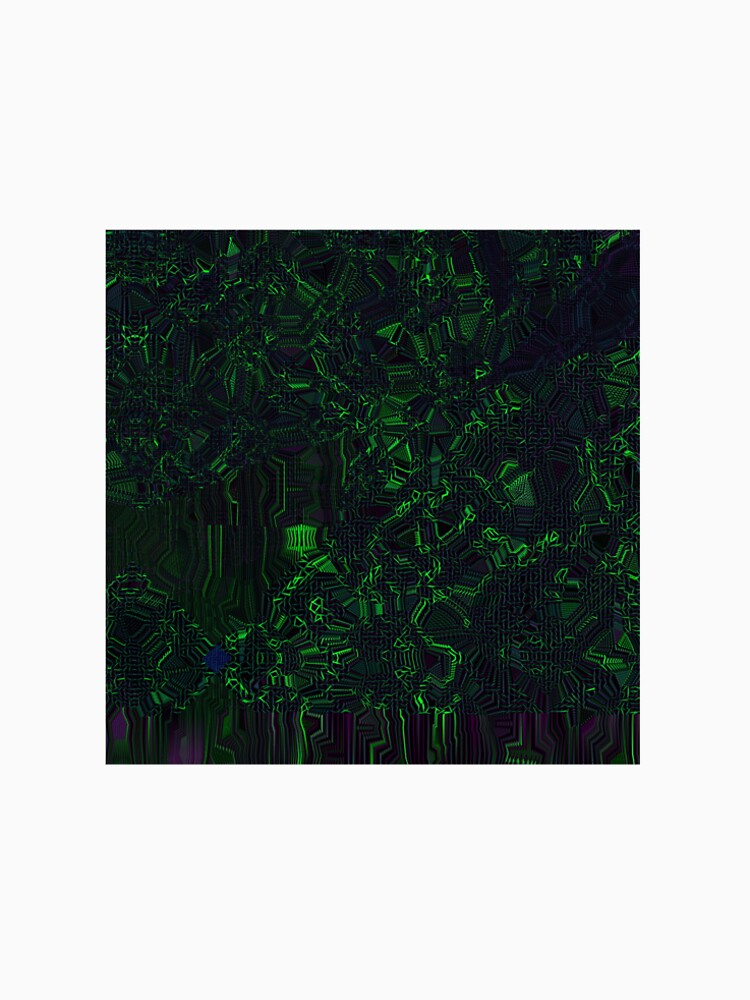 Black and Green Marble Pattern by royalblewitup