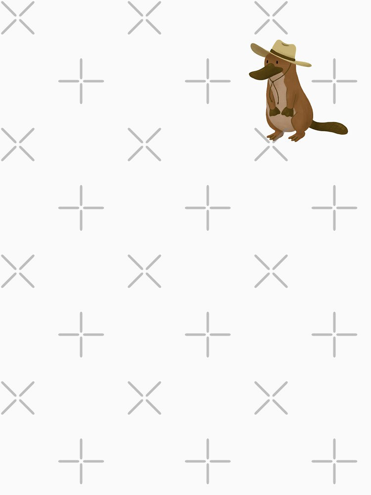 Platypus with Cowboy Hat by littlescrbbler
