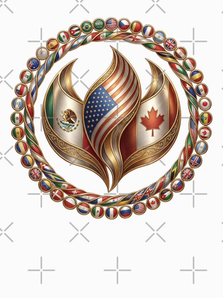 Global Unity Flame – International Flags Emblem Design by La-Designita