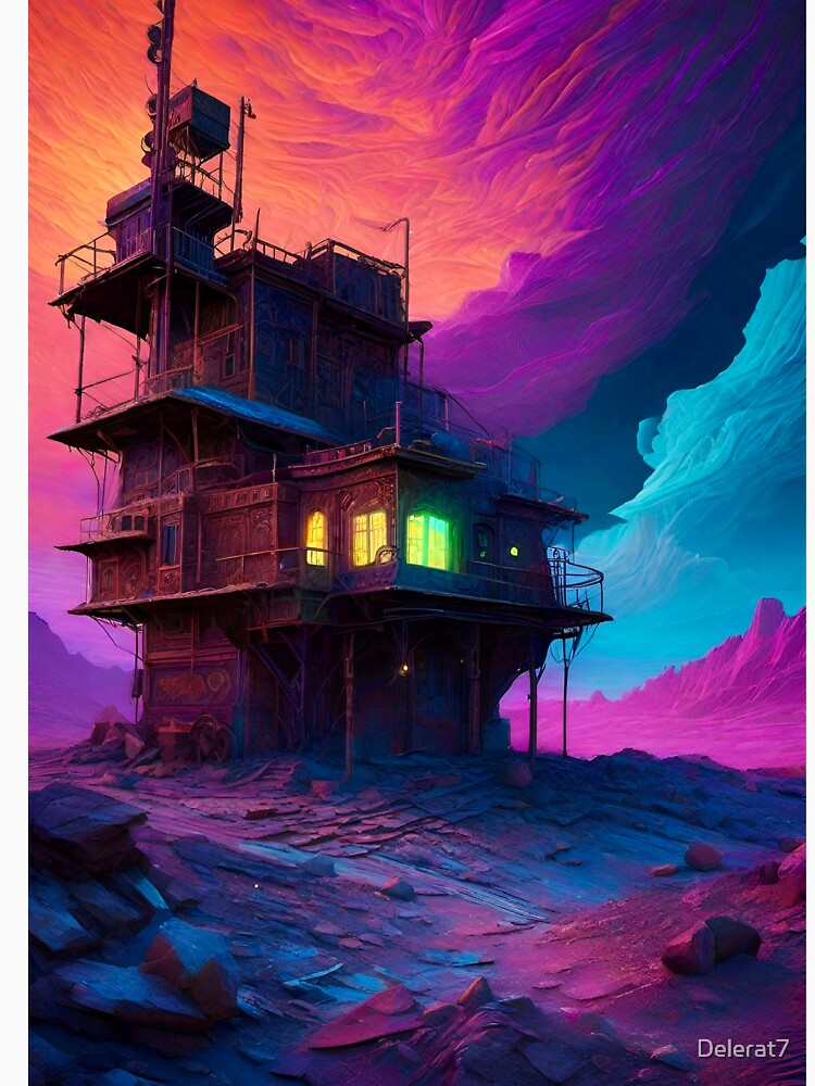The Last Outpost - Sci Fi Art concept by Delerat7