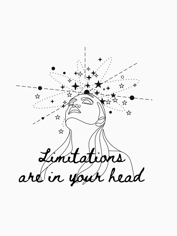 Limitations are in your head inspirational by tealborealis