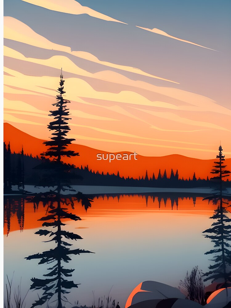 Add a Touch of Beauty and Tranquility to Your Home with Our Wide Range of Gorgeous Outdoor Tree View Prints by supeart
