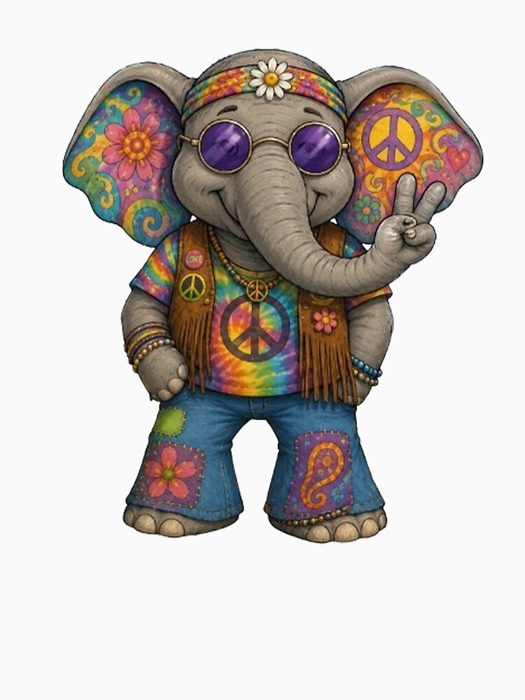 Hippie elephant by Gokuxtreme