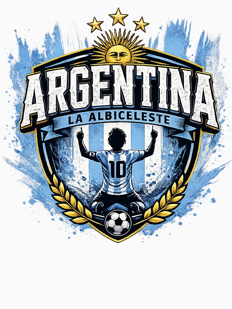 Argentina La Albiceleste Football Fan Design by EMYWAMZGLOBAL