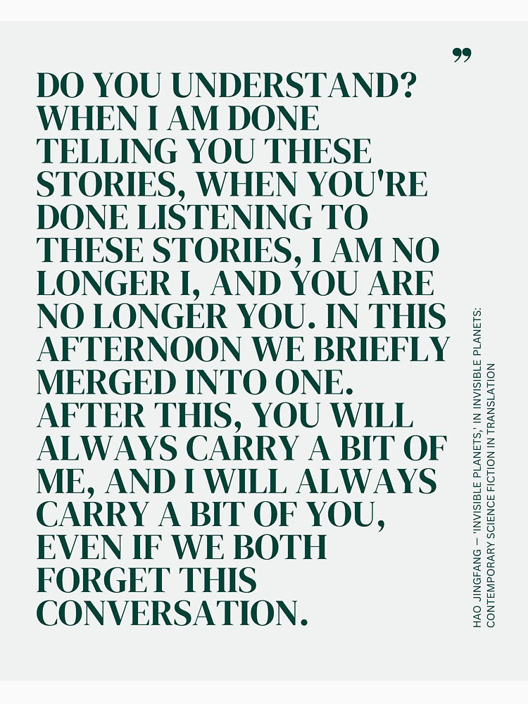 even if we both forget this conversation by Alter-Idem