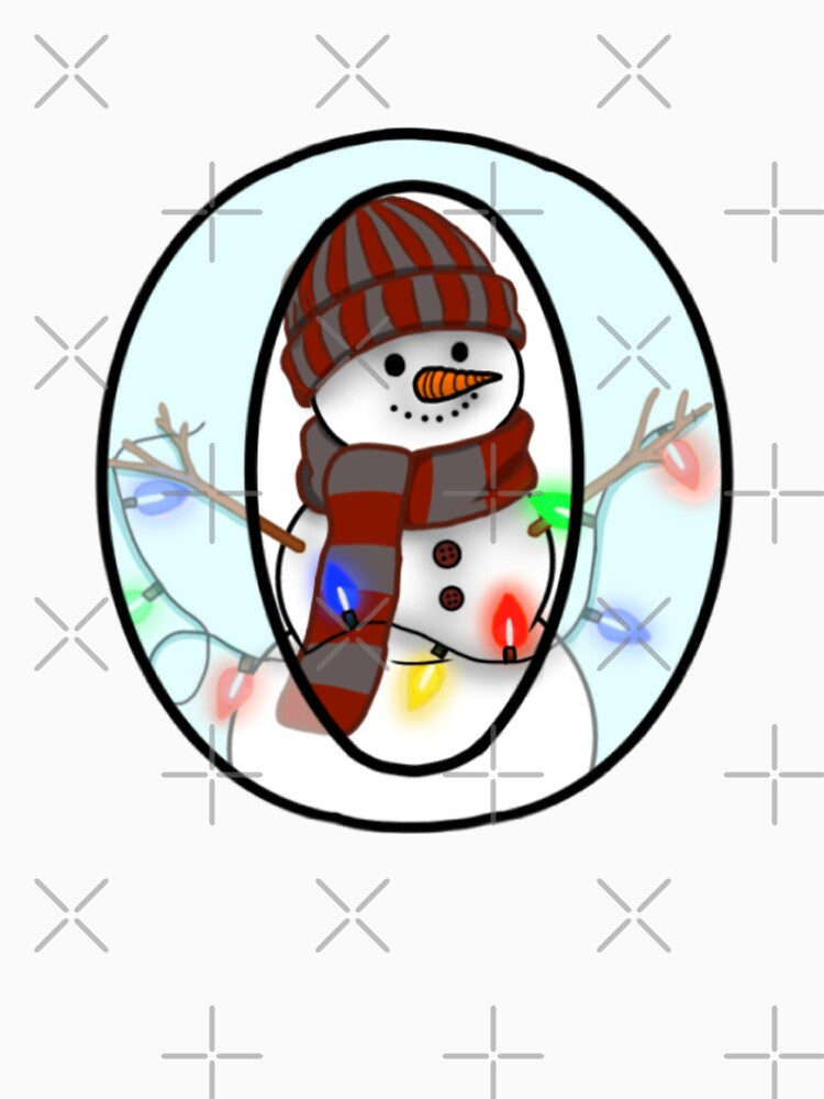Holiday themed letter O by Artistkhg