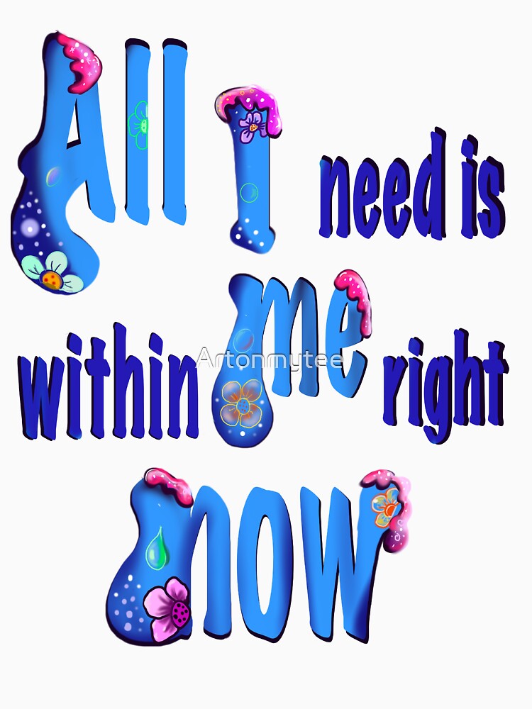 Uplifting Inspirational motivational positivity affirmation by Artonmytee