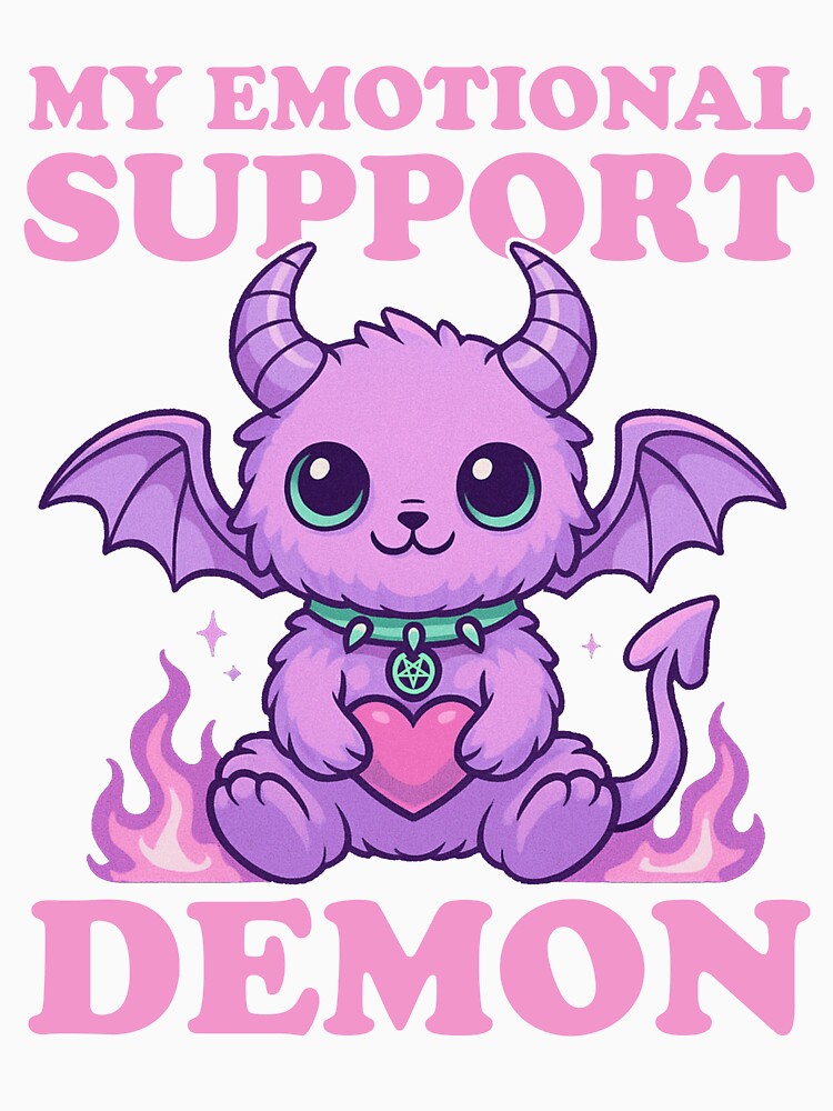 Pastel Goth Emotional Support Demon Goth Gothic by BlueBerry-Pengu